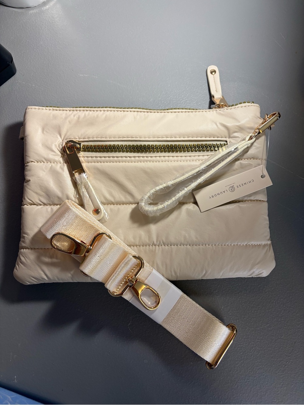 Chinese Laundry Quilted Crossbody Bag